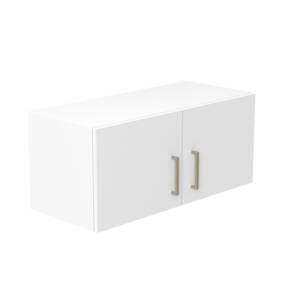 80cm Double Door Refrigerator Cabinet with Sky Brushed Gold Handle (Side View)