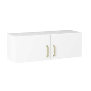 100cm Double Door Refrigerator Cabinet with Ranch Brushed Gold Handle (Side View)