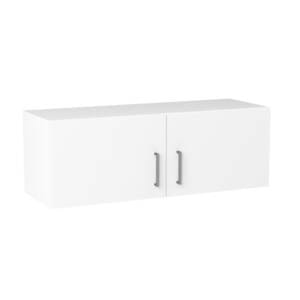 100cm Double Door Refrigerator Cabinet with Sky Gunmetal Handle (Side View)