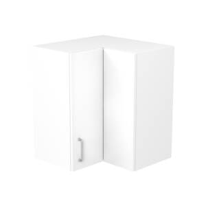 90cm Corner Wall Cabinet with Cosmic Brushed Nickel Handle