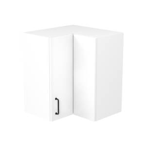 90cm Corner Wall Cabinet with Cosmic Matte Black Handle