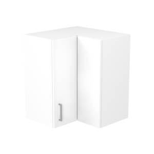 90cm Corner Wall Cabinet with Sky Brushed Nickel Handle