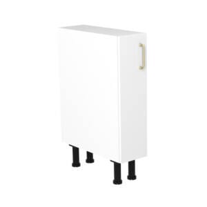 20cm Base Cabinet Left Hand with Cosmic Brushed Gold Handle (Side View)