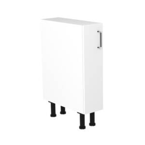 20cm Base Cabinet Left Hand with Cosmic Chrome Handle (Side View)