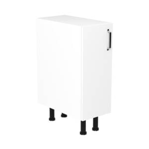 30cm Base Cabinet Left Hand with Ranch Chrome Handle (Side View)