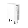 30cm Base Cabinet Left Hand with Sky Chrome Handle (Door Open)