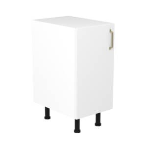 40cm Base Cabinet Left Hand with Ranch Brushed Gold Handle (Side View)
