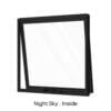 Single Awning Window Night Sky Inside