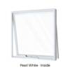 Single Awning Window Pearl White Inside