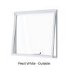 Single Awning Window Pearl White Outside