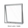 Single Awning Window Silver Lustre Inside
