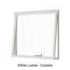 Single Awning Window White Lustre Outside