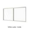 Double Panel Fixed Window White Lustre Inside