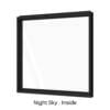 Single Fixed Panel Window Night Sky Inside