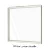 Single Fixed Panel Window White Lustre Inside
