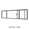 Double Sliding Window Night Sky Inside