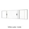 Double Sliding Window White Lustre Inside