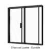 Single Sliding Window Charcoal Lustre Outside