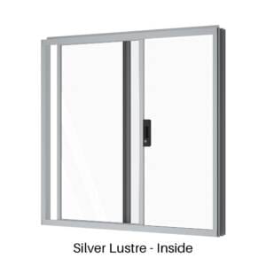 Single Sliding Window Silver Lustre Inside Single Sliding Window Silver Lustre Inside