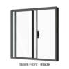 Single Sliding Window Storm Front Inside