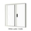 Single Sliding Window White Lustre Inside
