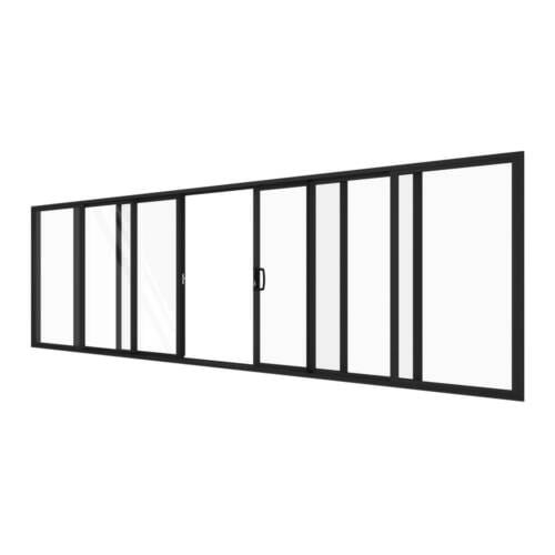 6 Panel Stacking Doors Six Panel Stacking Door Opens Centre