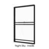 Single Double-Hung Window Night Sky Inside