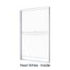 Single Double-Hung Window Pearl White Inside