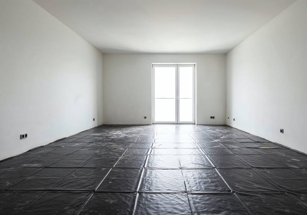 Laying a Moisture Barrier Before Floorboards