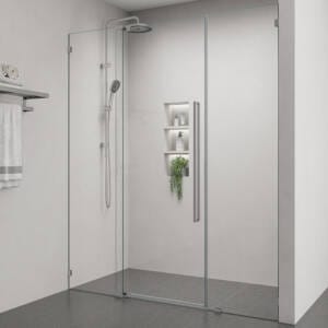 Alpine Frameless Centre Pivot Door
