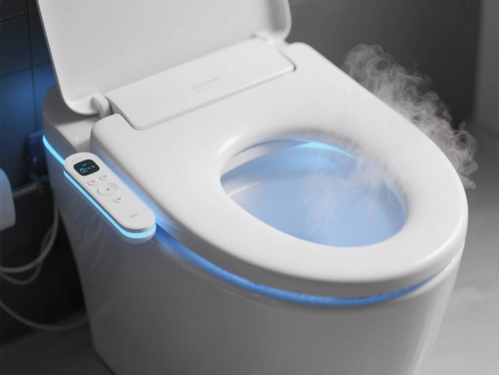 Heated bidet toilet seats