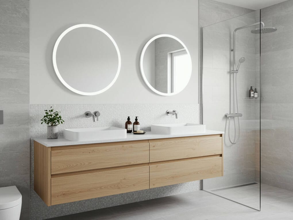 LED Mirror Placement