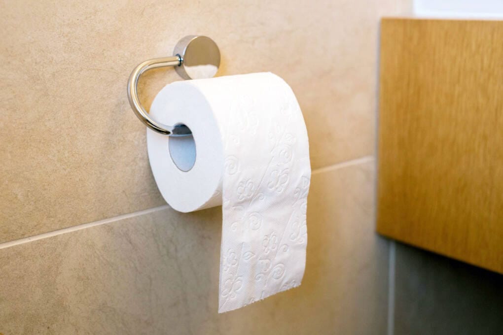 chrome wall mounted swivel toilet roll holder 