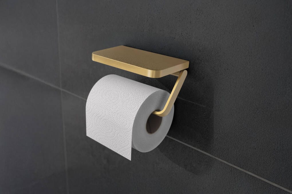 Toilet Roll Holders with Shelf