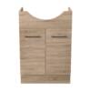 Jessica PVC Semi-Recessed 60cm R-Oak Front View