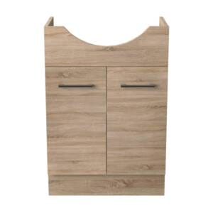 Jessica PVC Semi-Recessed 60cm R-Oak Front View