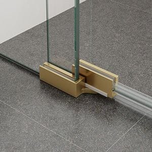 gold shower hardware