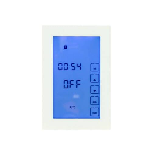 Premium Digital Timer Switch for Heated Towel Rails – Vertical Premium Digital Timer Switch for Heated Towel Rails – White Vertical