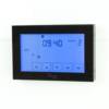 Premium Digital Timer Switch for Heated Towel Rails – Black Horizontal