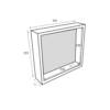 Therma Niche 355mm x 355mm x 70mm Specs