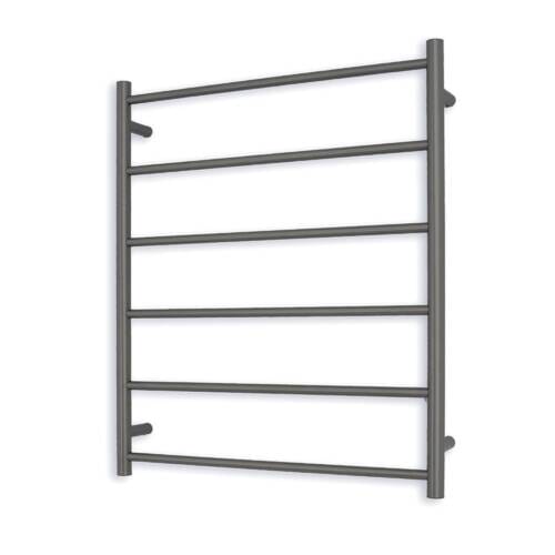 Non-heated Round Ladder Towel Rail Gunmetal 700x830mm