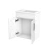 45cm Judy PVC Ensuite Vanity Unit Wall Hung - Doors Open