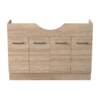 Jessica PVC Semi-Recessed 120cm R-Oak Front View