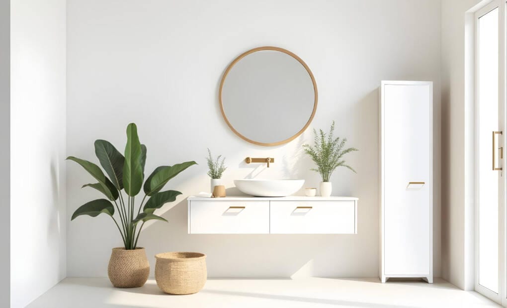 Pantry Cabinets for Bathroom Storage