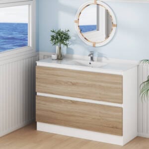 Marine Vanity Drawer Front - R-Oak