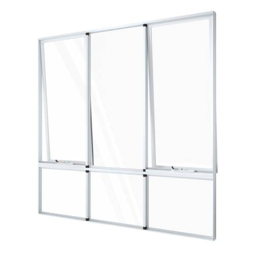 Double Awning Window with Centre Fixed Lite over Three Low Lites Double Awning with Centre Fixed Lite over Three Low Lites