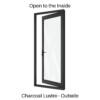 Single Hinged Door Charcoal Lustre Outside