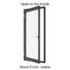 Single Hinged Door Storm Front Inside