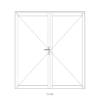 Double Hinged Door