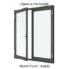 Double Hinged Door Storm Front Inside